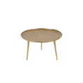 Load image into Gallery viewer, Gold Round Scalloped Coffee Table