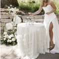 Load image into Gallery viewer, Petal Tulle Accent Tablecloth