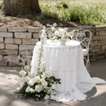 Load image into Gallery viewer, Round Tiered Ruffle Accent Tablecloth