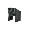 Load image into Gallery viewer, Striped Barrel Chair