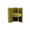 Load image into Gallery viewer, Olive Green Accent Chair