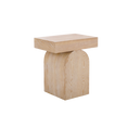 Load image into Gallery viewer, Sculptural Light Wood End Table