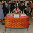 Load image into Gallery viewer, Woven Orange Settee