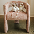 Load image into Gallery viewer, Sculpted Pink Accent Chair