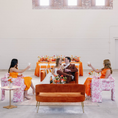 Load image into Gallery viewer, Pink Toile Chair