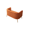Load image into Gallery viewer, Woven Orange Settee