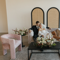 Load image into Gallery viewer, Sculpted Pink Accent Chair