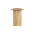 Load image into Gallery viewer, Fluted Wood Side Table