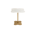 Load image into Gallery viewer, Gold and Marble Side Table