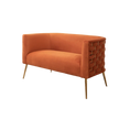 Load image into Gallery viewer, Woven Orange Settee
