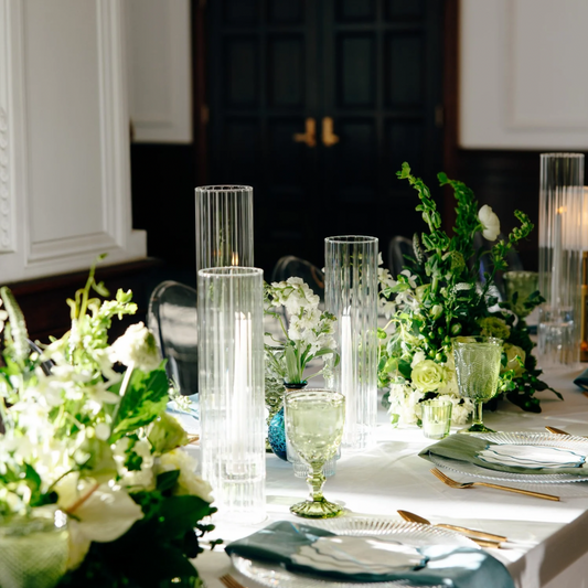 9.5” LED Wax Taper Candle