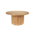 Load image into Gallery viewer, Fluted Wood Coffee Table
