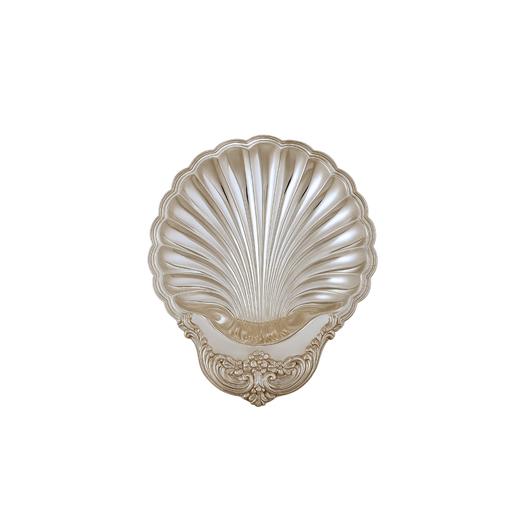 6" Petite Silver Shell Dish