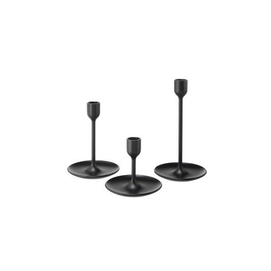 Black Taper Candle Holder