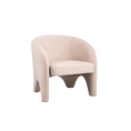 Load image into Gallery viewer, Beige Velvet Barrel Chair
