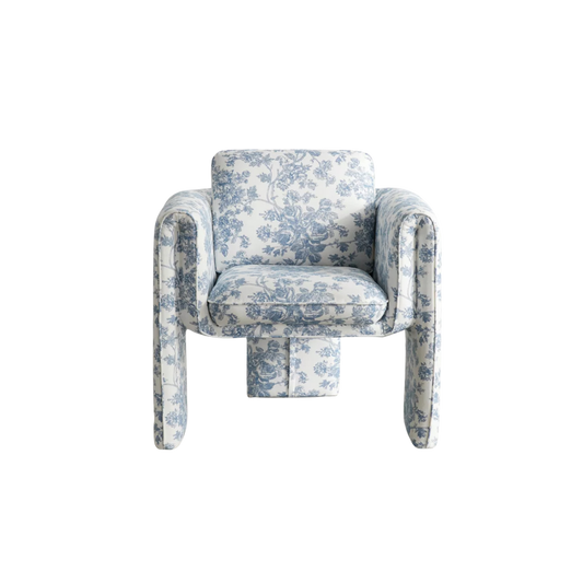 Blue Toile Chair