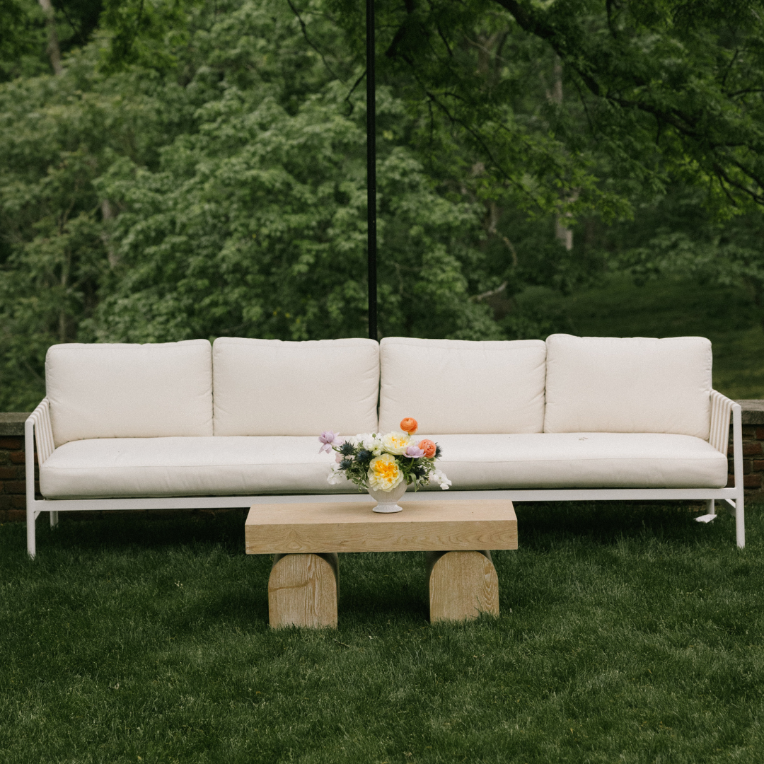 Cream Outdoor Sofa