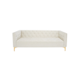 Load image into Gallery viewer, Cream Tufted Sofa

