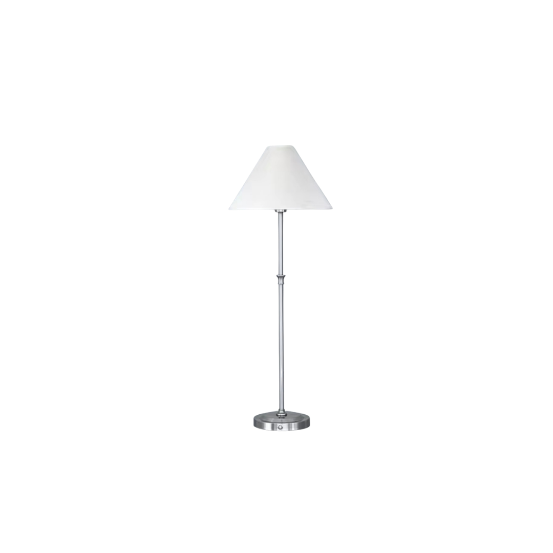 Brushed Silver LED Table Lamp