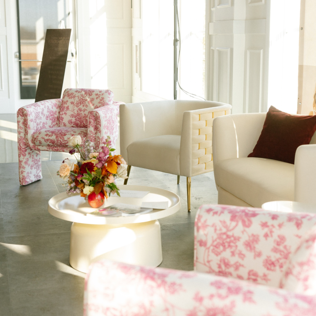 Pink Toile Chair