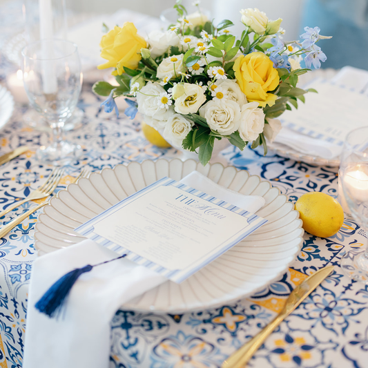 Ivory Scalloped Charger