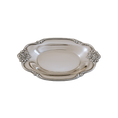 Load image into Gallery viewer, 8" Petite Silver Floral Dish
