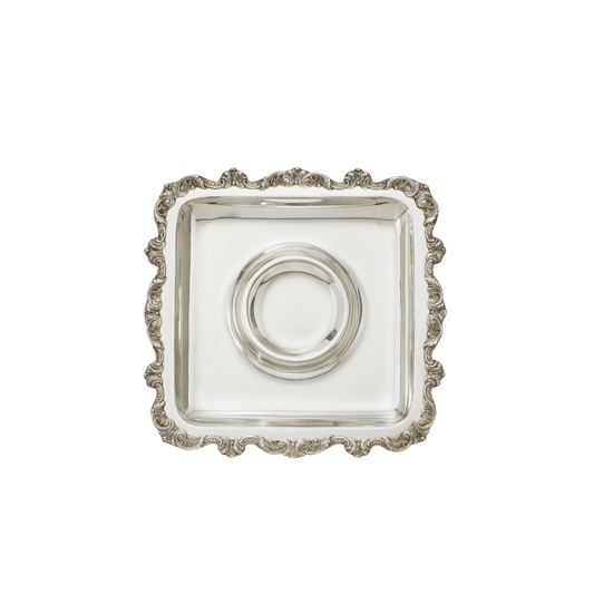 14" Silver Appetizer Platter