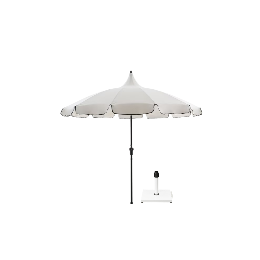 9’ Pagoda Style Umbrella with Base