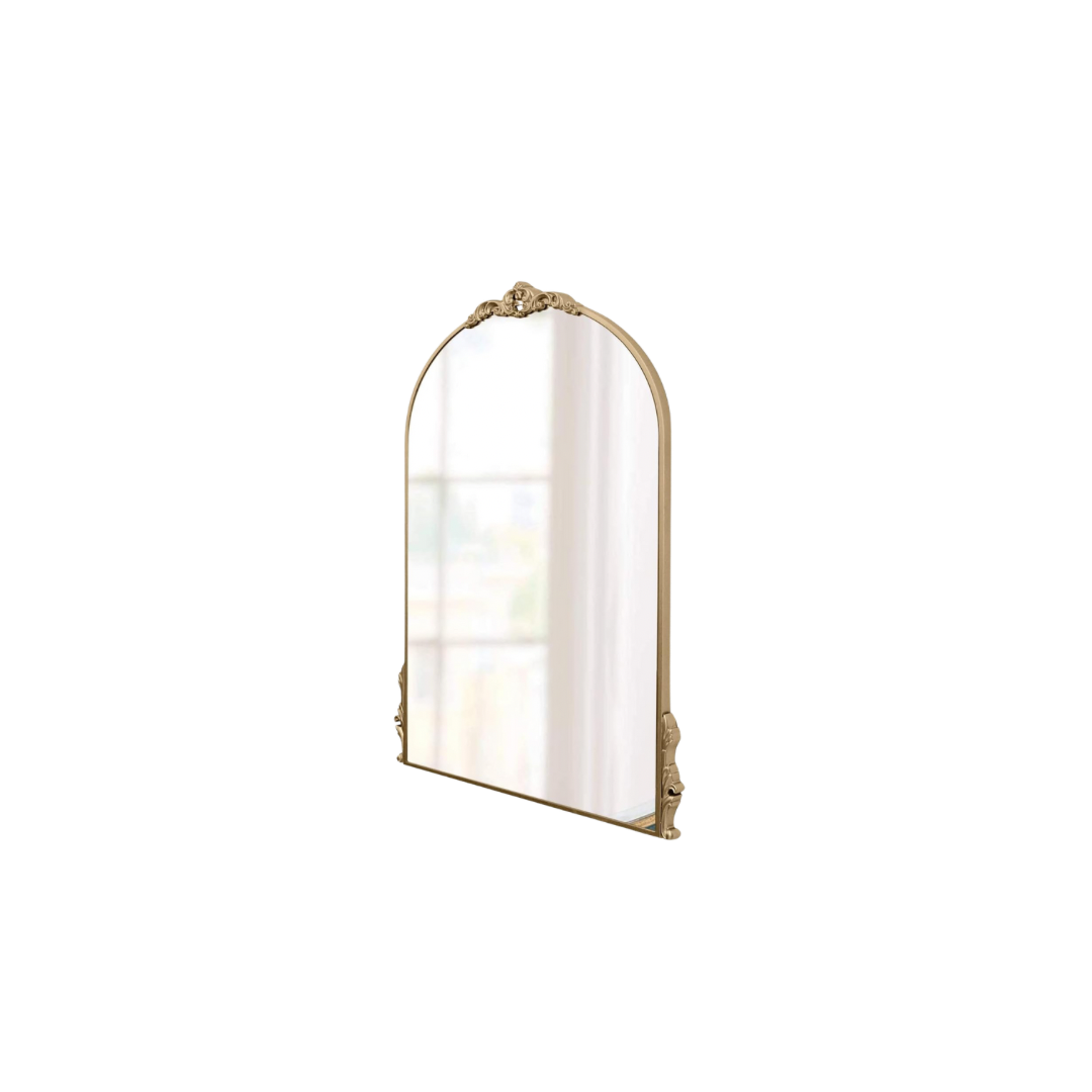 Arched Gold Mirror