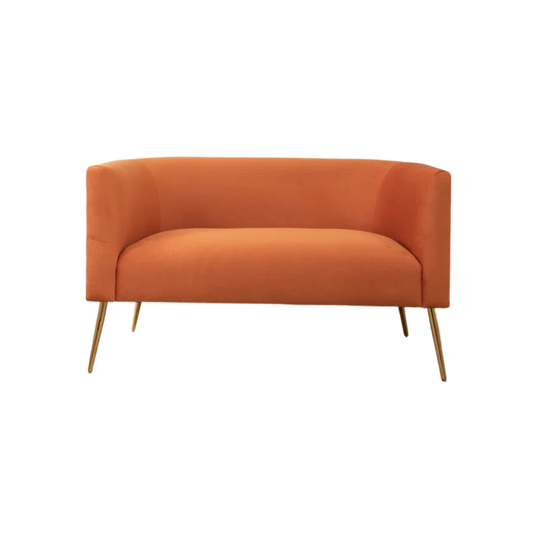 Woven Orange Settee