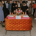 Load image into Gallery viewer, Woven Orange Settee
