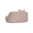 Load image into Gallery viewer, Striped Curved Settee
