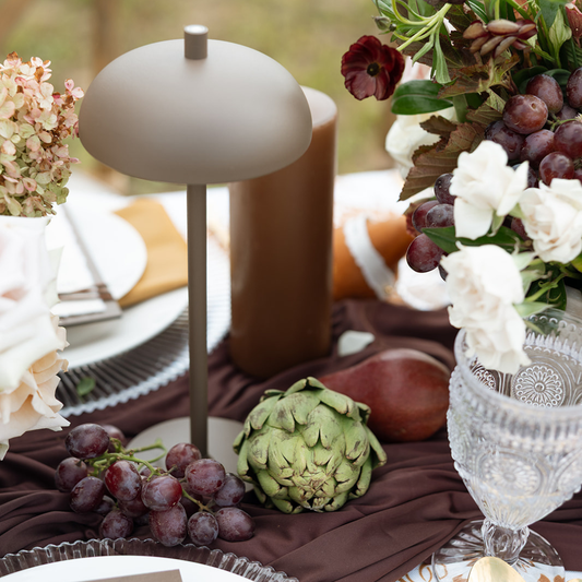 Mocha Dome LED Table Lamp