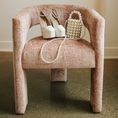 Load image into Gallery viewer, Sculpted Pink Accent Chair
