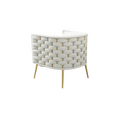 Load image into Gallery viewer, Woven White Chair
