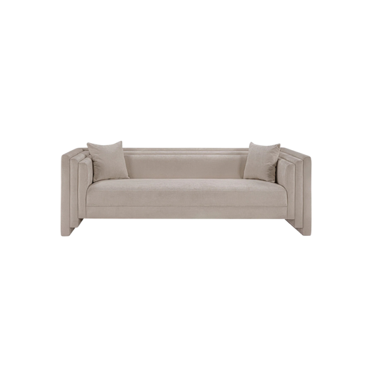 Beige Modern Sofa
