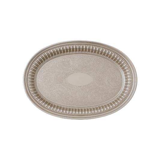 9" Petite Silver Tray