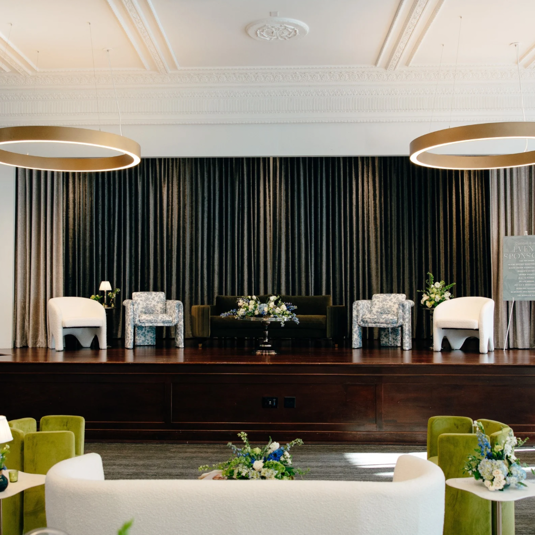 Black Silver Pedestal Side Table