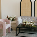 Load image into Gallery viewer, Sculpted Pink Accent Chair
