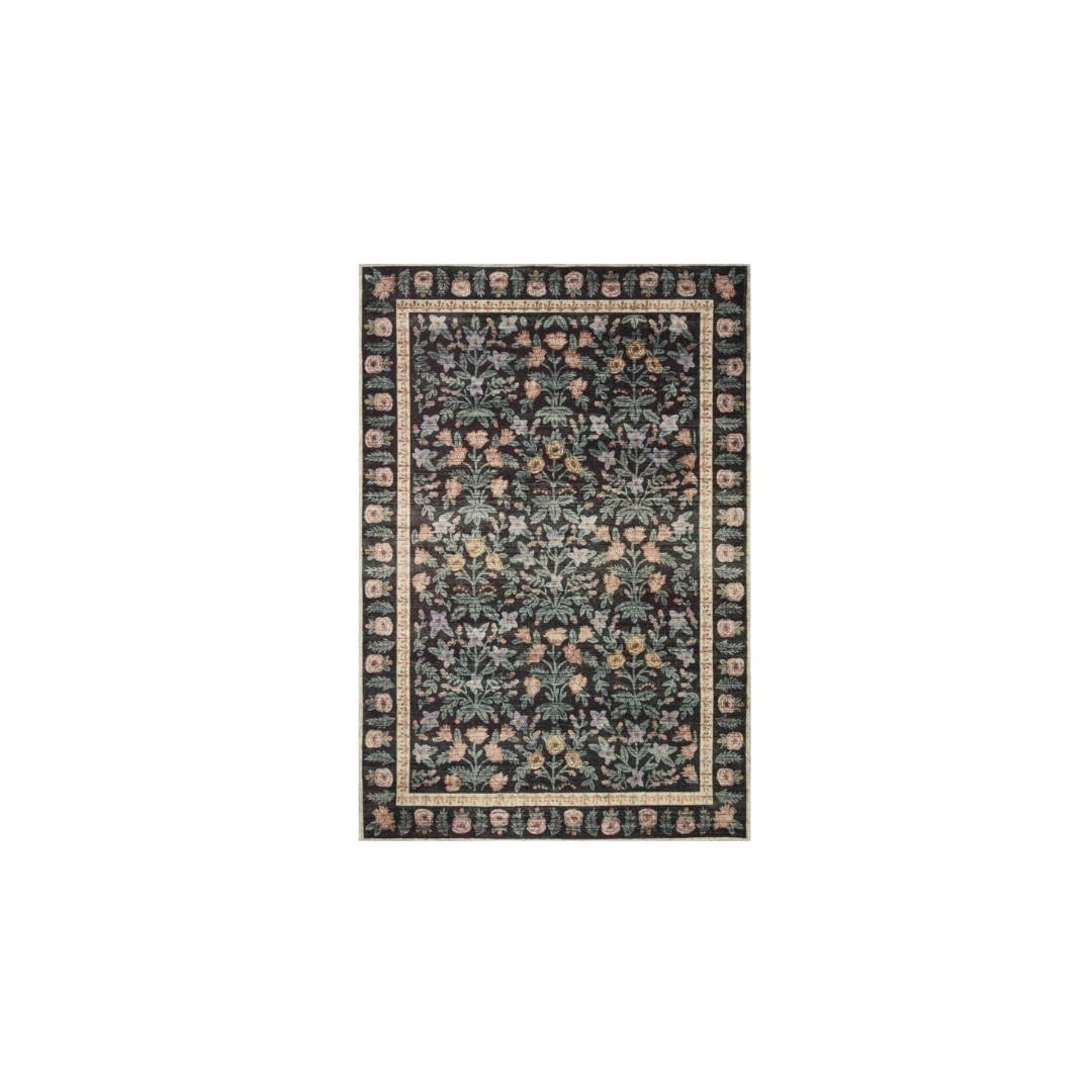 Dark Floral Rug