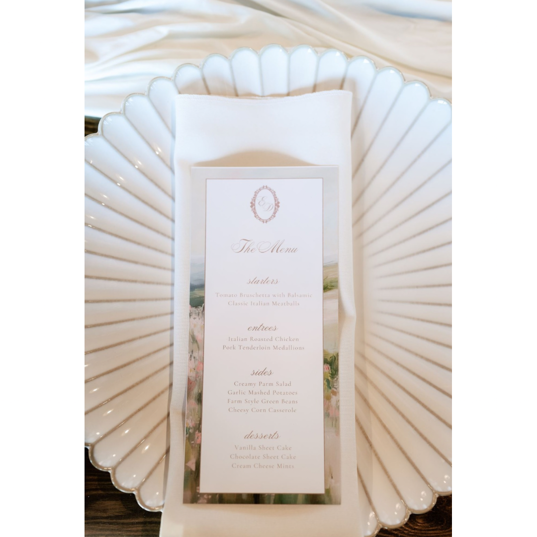 Ivory Scalloped Charger