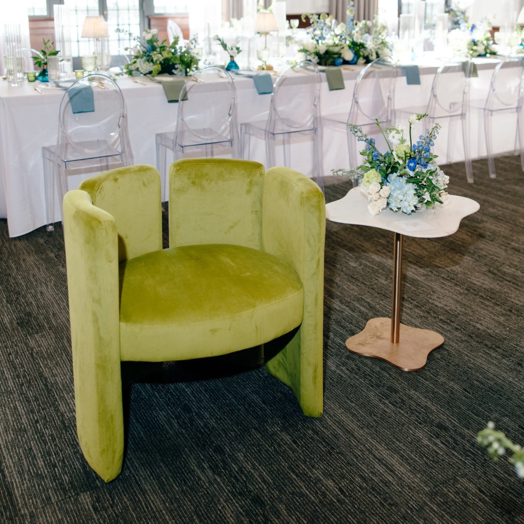 Olive Green Accent Chair