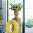 Load image into Gallery viewer, Rattan Urn and Stand
